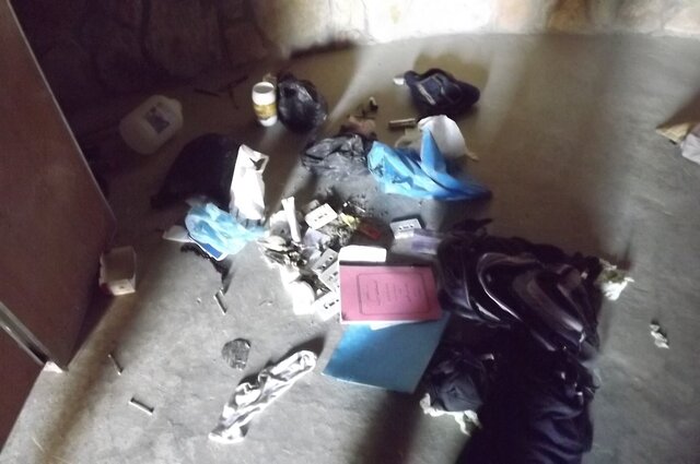 Inside a palestinian house after the raid