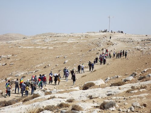 Second Peace March in South Hebron hills