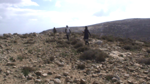 Negligence of the Israeli soldiers exposes Palestinian children at risk on the way to school, South Hebron Hills