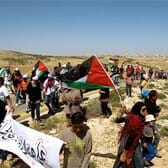 Freedom March in South Hebron hills