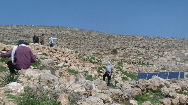 2014-03-28 South Hebron Hills: primary Palestinian resources damaged by Israeli settlers