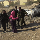  IDF demolishes in the Bedouin villages of Um ad Daraj and Um Al Kher, South Hebron Hills.
