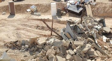2019-10-10 Forze armate israeliane compiono demolizioni nell’area del Massafer Yatta