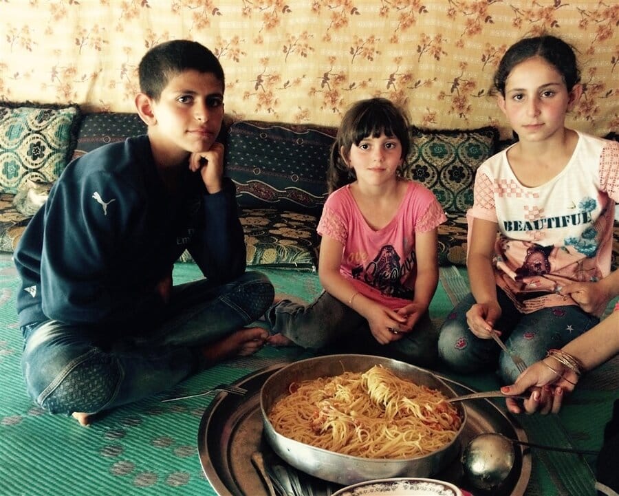 2017-09 Visite ad alcune famiglie del campo di Tel Abbas